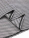 [Vorverkauf] 2PCS 1950er Schwarz Bluse & Grau Pin Check Halftergurt Rock