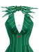 [Vorverkauf] 1960er Nightmare Before Weihnachten Schläger Streifen Kleid