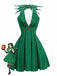 [Vorverkauf] 1960er Nightmare Before Weihnachten Schläger Streifen Kleid