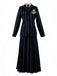 1940er Wednesday Streifen Uniform Kostümset