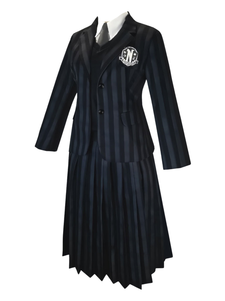 [Vorverkauf] 1940er Wednesday Streifen Uniform Kostümset