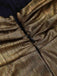 [Vorverkauf] Gold 1970er Cross Halfter Glitzer Enges Kleid