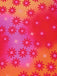 [Vorverkauf] Rosa 1960er Häkeln Trimmen Psychedelisch Blumen Kleid
