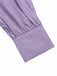 [Vorverkauf] 2PCS Lavendel 1940er Revers Streifen Bluse & Solide Rock