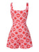 [Vorverkauf] Rose Rosa 1950er Sonnentotem Taste Romper