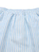 2PCS 1960er Vertikal Streifen Peter Pan Kragen Bluse & Rock