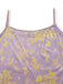 Lila 1930er Schmetterling Blumen Meerjungfrauen Slip Kleid
