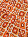 1960er Stehkragen Geometrisch Hippie Jumpsuit