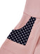 [Vorverkauf] Rosa 1940er Matrosenkragen Polka Dot Gürtel Kleid