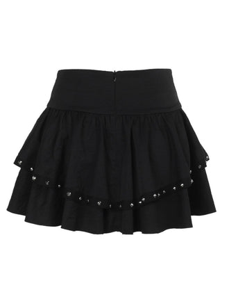 Schwarz 1980er Punk Metall Geschmack Schnürung Rock