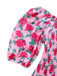 Rosa 1930er Rose Puffärmel Jumpsuit