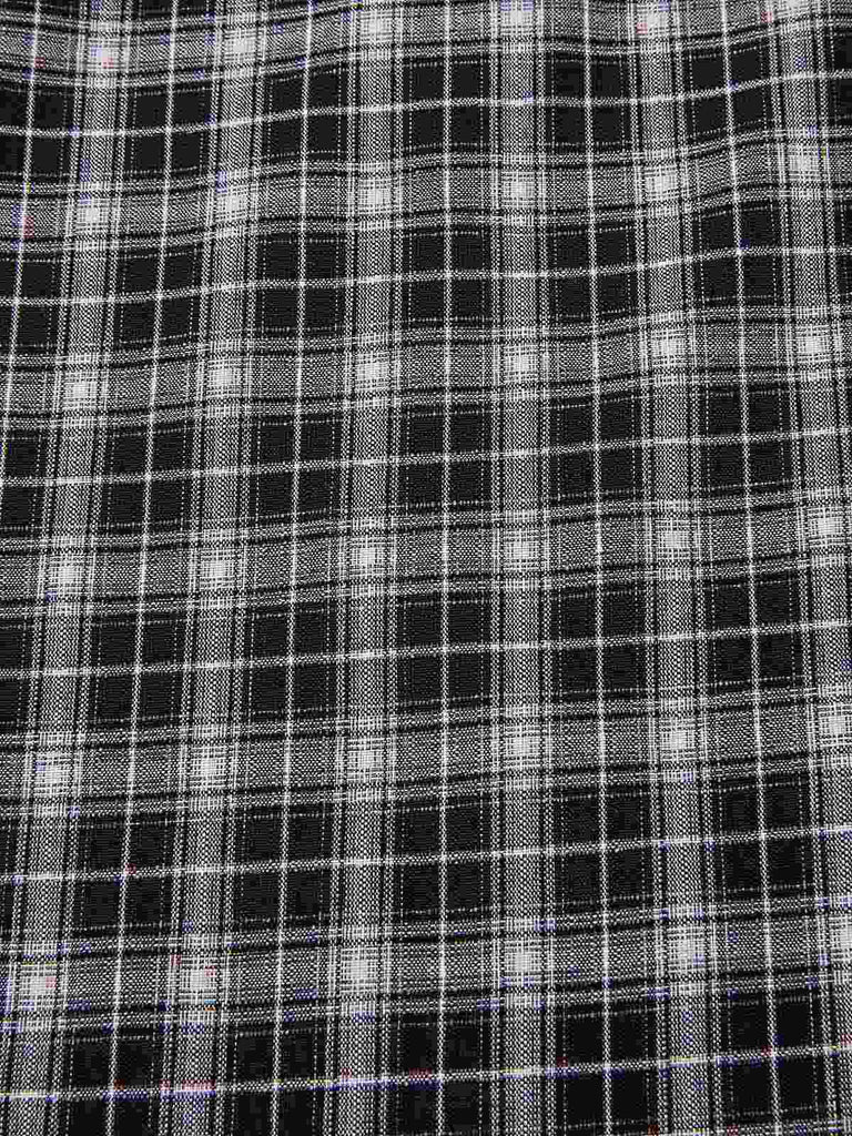 [Vorverkauf] Weiß 1960er Besticktes Spitze Check Gürtel Bleistift Kleid