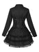 1950er Revers Zweireihig Geschichtet Gerockt Jacke