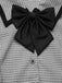 [Vorverkauf] 1950er Hahnentrittmuster Abnehmbar Bogen Kleid