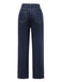 Tiefblau 1950er Jeansstoff Gerade Bein Hose