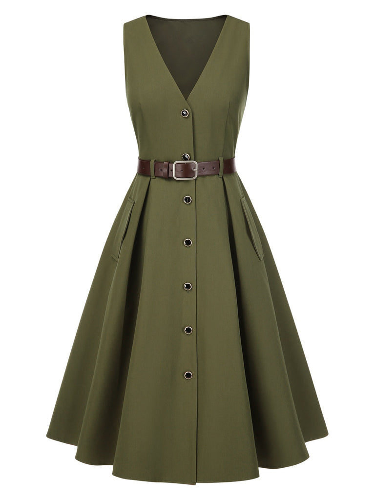 [Vorverkauf] 2PCS 1950er Laternenhülle Bluse & Taschen Weste Kleid