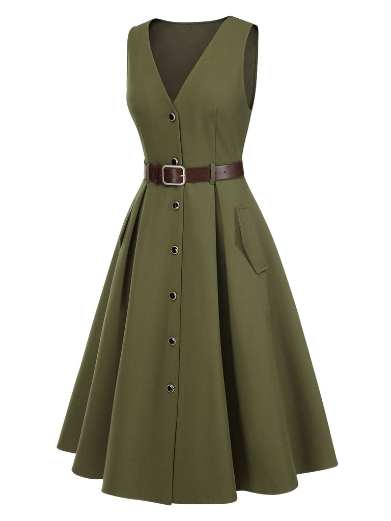 [Vorverkauf] 2PCS 1950er Laternenhülle Bluse & Taschen Weste Kleid