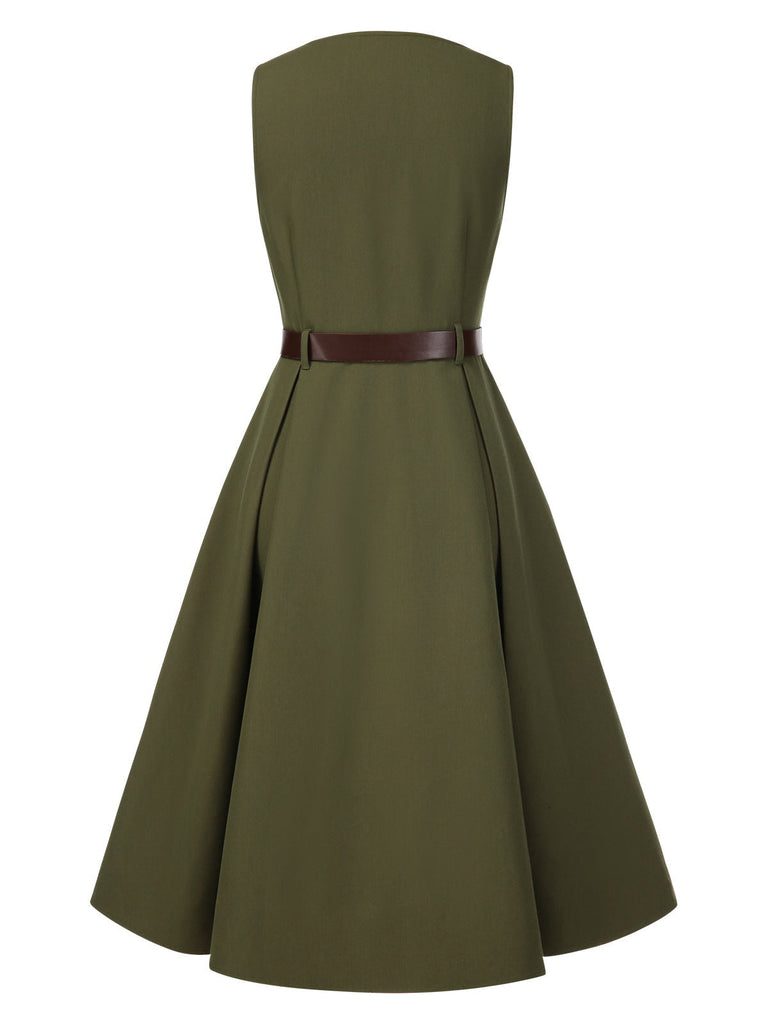 [Vorverkauf] 2PCS 1950er Laternenhülle Bluse & Taschen Weste Kleid