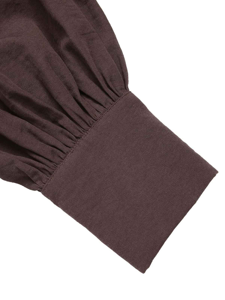 [Vorverkauf] 2PCS 1950er Laternenhülle Bluse & Taschen Weste Kleid