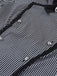 Grau 1930er Vertikal Streifen Puffärmel Rüsche Bluse
