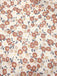Blau 1940er Baumwolle Puffärmel Revers Blumen Kleid