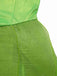 [Vorverkauf] Grün 1970er Tinkerbell Elf Blütenblatt Saum Mini Kleid