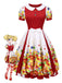 [Vorverkauf] Multicolor 1950er Süßigkeiten Bubble Kleid