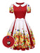 [Vorverkauf] Multicolor 1950er Süßigkeiten Bubble Kleid