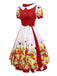 [Vorverkauf] Multicolor 1950er Süßigkeiten Bubble Kleid