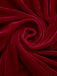 [Vorverkauf] 2PCS Rot & Schwarz 1930er Samt Bandeau Fischschwanz Kleid & Cape