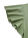 1940er Solide Ausgestellte Ärmel Tief V-Ausschnitt Gürtel Kleid