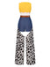 [Vorverkauf] 1980er V-Ausschnitt Cowgirl Cut-Out Gürtel Jumpsuit