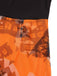 [Vorverkauf] Orange 1960er Schulterfrei Burg Schläger Mond Kleid
