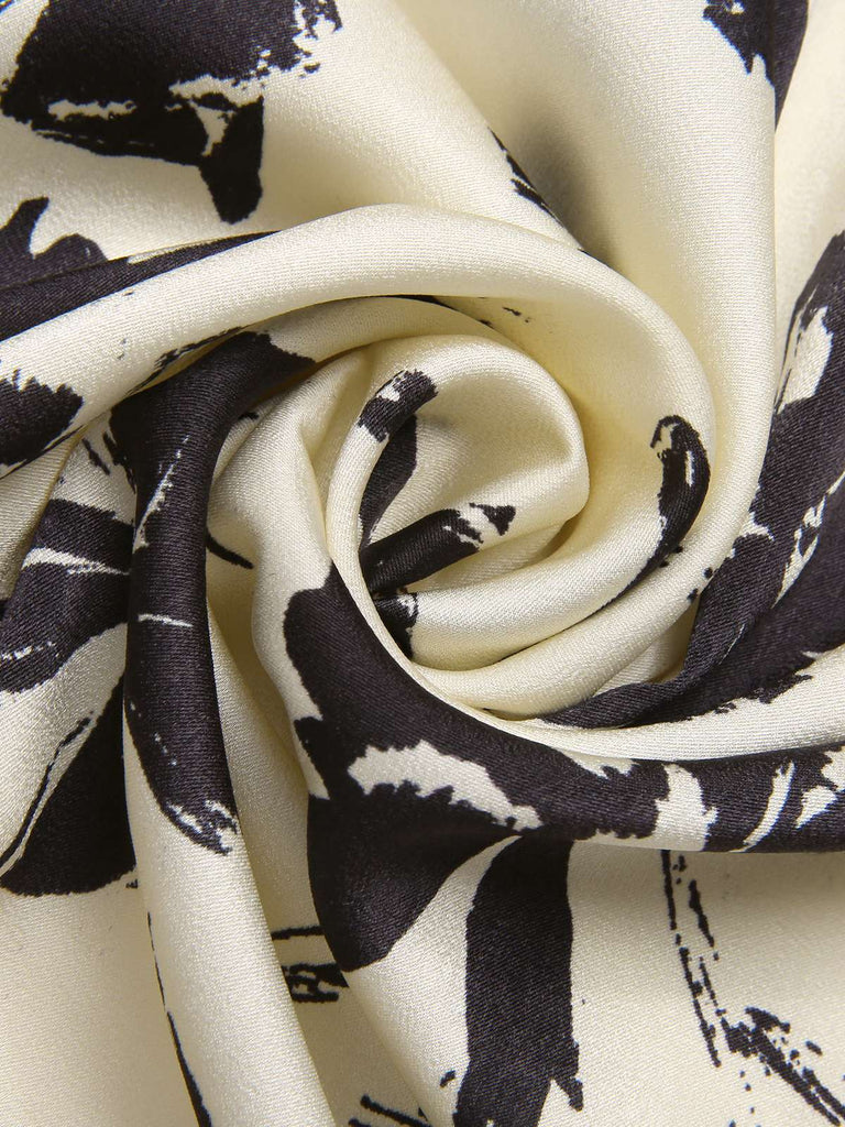 [Vorverkauf] [Übergröße] 1950er Schulterfrei Rüschen Blumen Swing Kleid