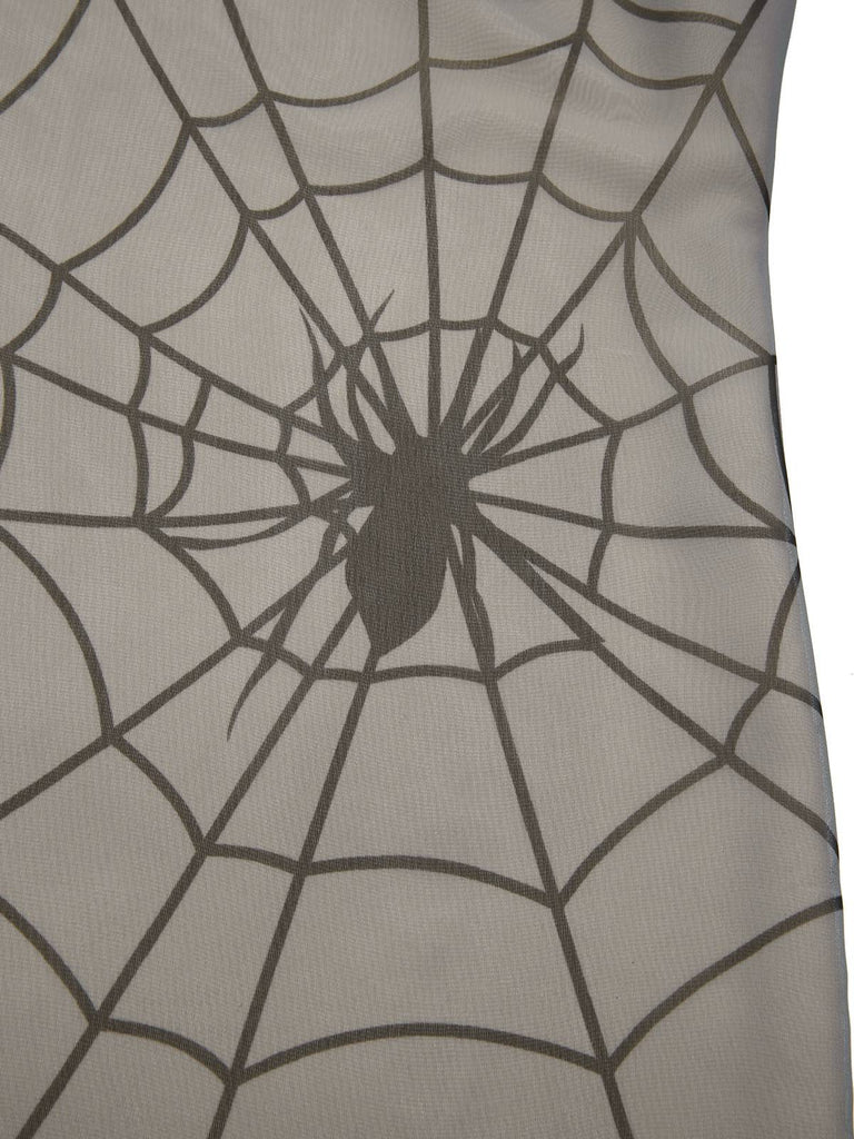 [Vorverkauf] Aprikose 1930er Spinnennetz Irregulär Rüsche Saum Kleid