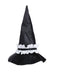 2PCS Schwarz 1950er Halloween Hexe Spitze Rüsche Bluse & Rock