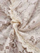 Beige 1930er Halloween Vampir Braut Spitze Kleid Set