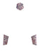 Beige 1930er Halloween Vampir Braut Spitze Kleid Set