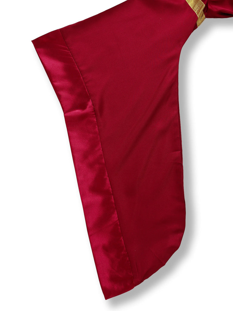 Rot 1930er Mittelalterlich Viktorianisch Kleid