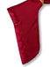 Rot 1930er Mittelalterlich Viktorianisch Kleid