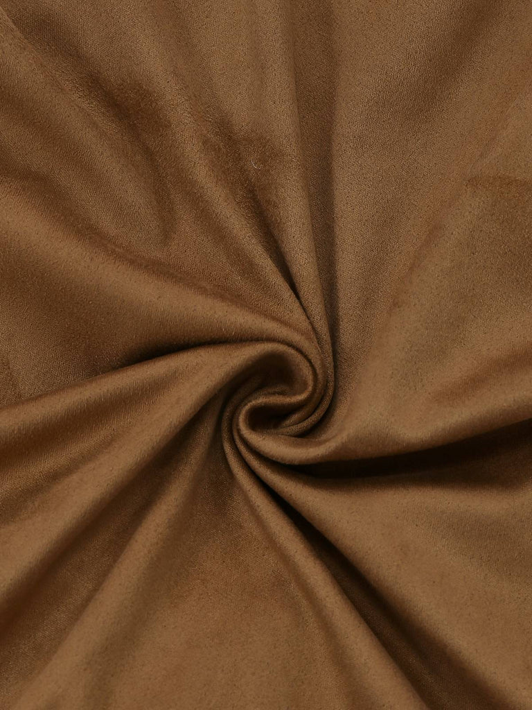 [Vorverkauf] Khaki 1970er Hoch-Tief Schlitz Fringe Kleid