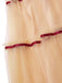 [Vorverkauf] Rot 1950er Schulterfrei Bürstenvoller Strick Tulle Cake Kleid