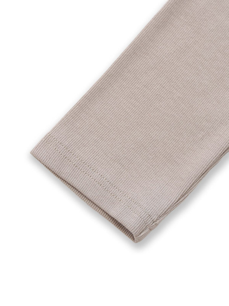 [Vorverkauf] Beige 1950er Twisted Stricken Weihnachten Elch Swing Kleid
