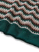 [Vorverkauf] 2PCS Grün 1960er Diamant-Check Stricken Weste Bluse & Rock