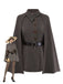 [Vorverkauf] 1940er Revers Gürtel Jacke Mit Abnehmbarer Umhang