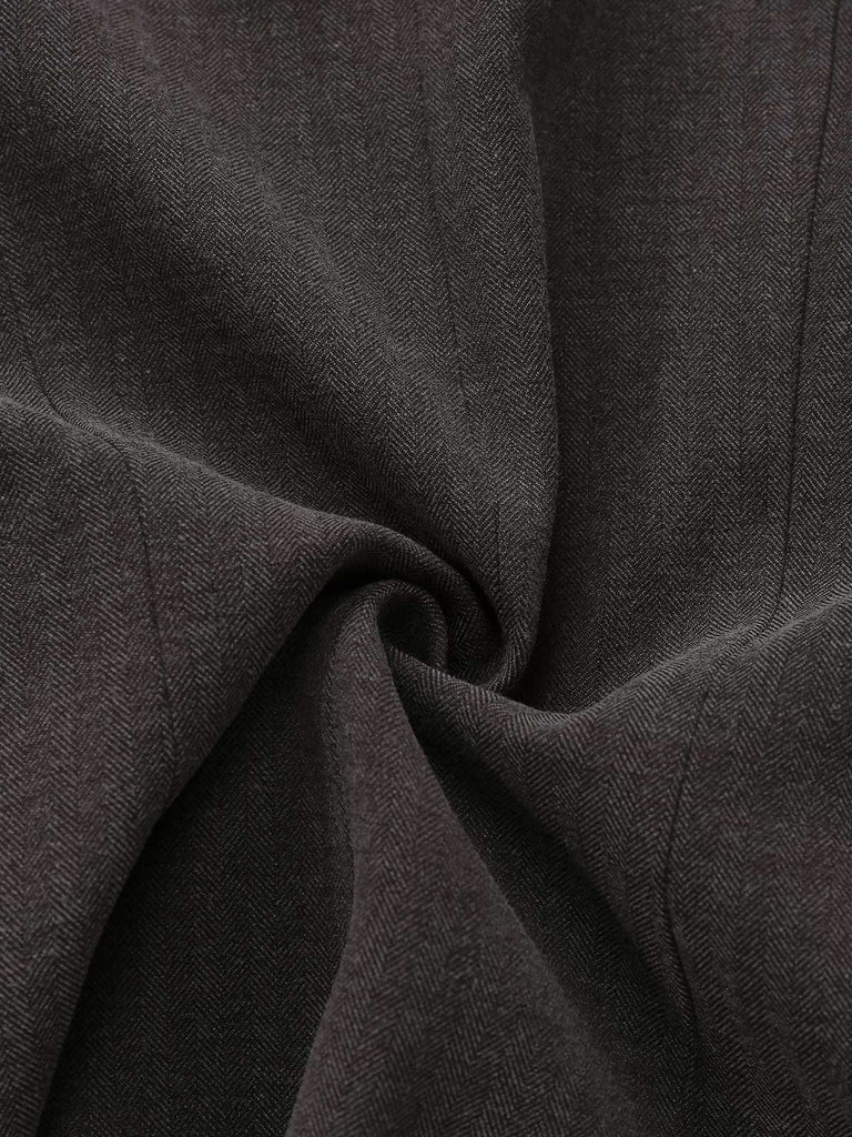[Vorverkauf] 1940er Revers Gürtel Jacke Mit Abnehmbarer Umhang