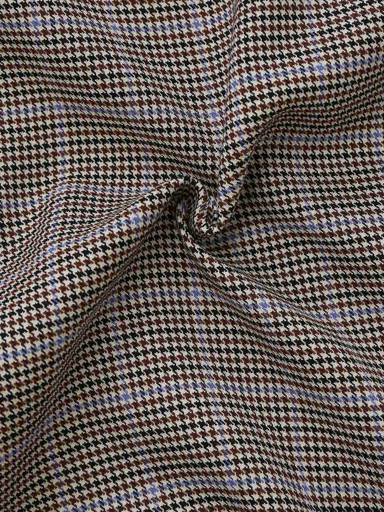 [Vorverkauf] Braun 1950er Hahnentritt Bogen Gerippt Stricken Kurz Jacke