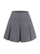 [Vorverkauf] 2PCS Rot 1960er Verdreht Stricken Top & Plissiertes Rock
