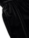 2PCS Schwarz 1950er Netz Top & Samt Jumpsuit