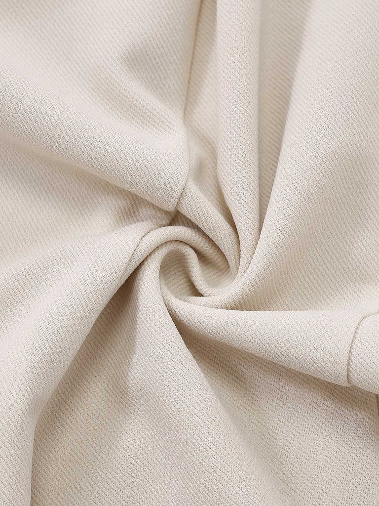 [Vorverkauf] Khaki 1930er Faux Straußenfeder Stricken Fischschwan Kleid